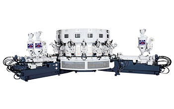 全自動圓盤式三色連幫鞋類射出成型機JL-258-2C